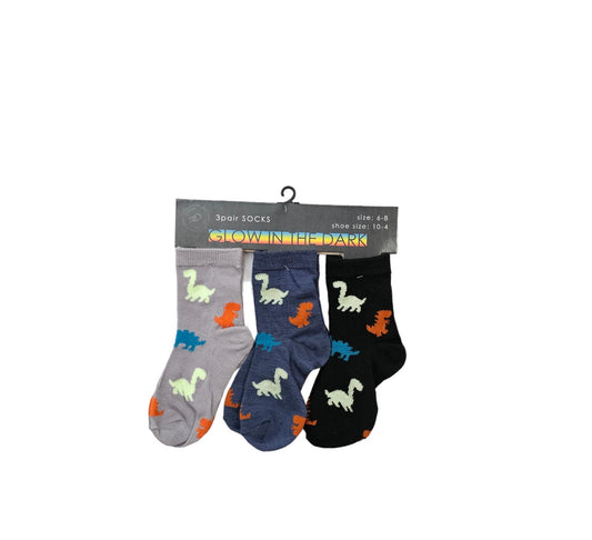 Glow in the Dark Dinosaur Socks